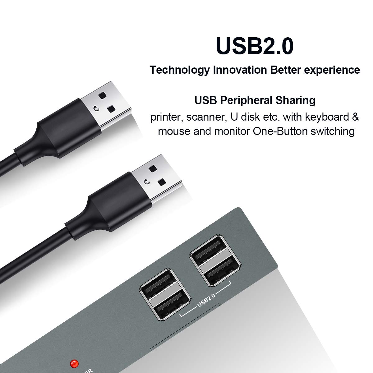 HDMI 4 Port 4K@60Hz USB KVM Switch with Cables G36571