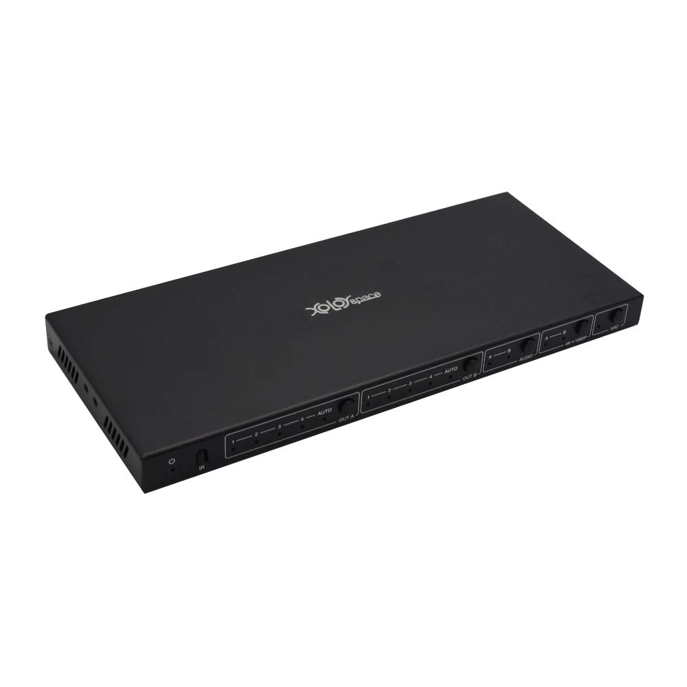 4X2 4K 60HZ HDMI Matrix Switcher with Audio Extractor A589409