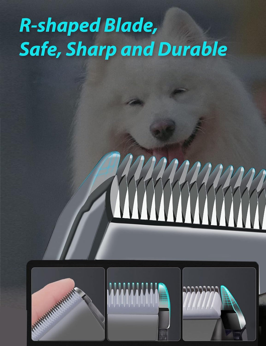 Plug-in Dog Grooming Kit Low Noise Pet Hair Trimmer S317
