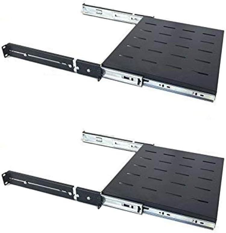 19'' Wide Fixed Shelf for Server Cabinet, 2 Pack U184854