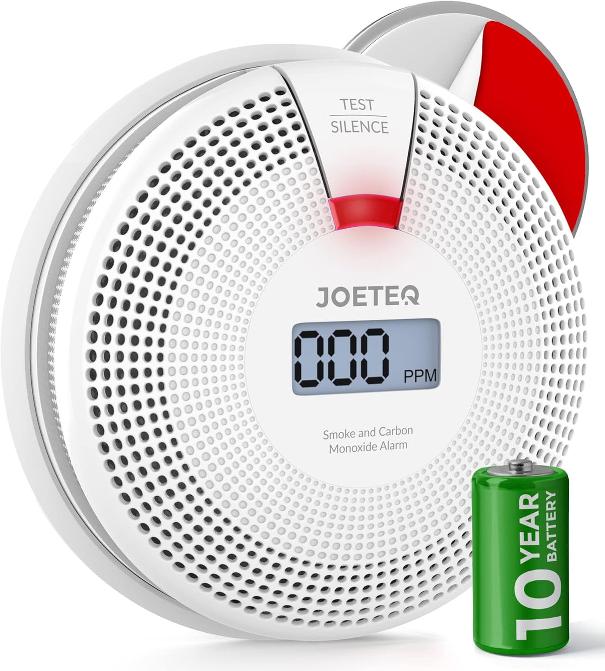 2-in-1 Smoke and Carbon Monoxide Detector 10 Year Battery Operated L770439
