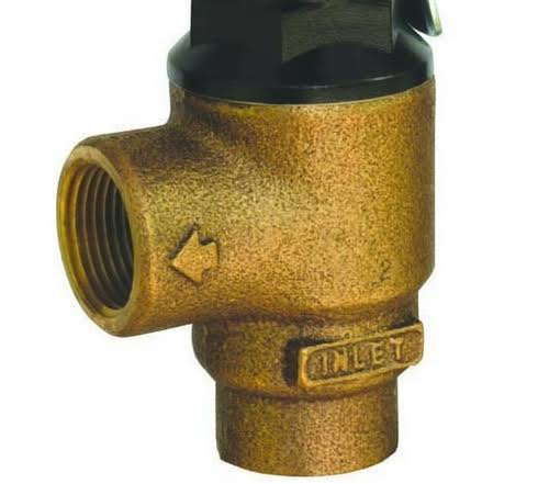 1x22 Relief Valve with Lever Set at 125 PSI C8060