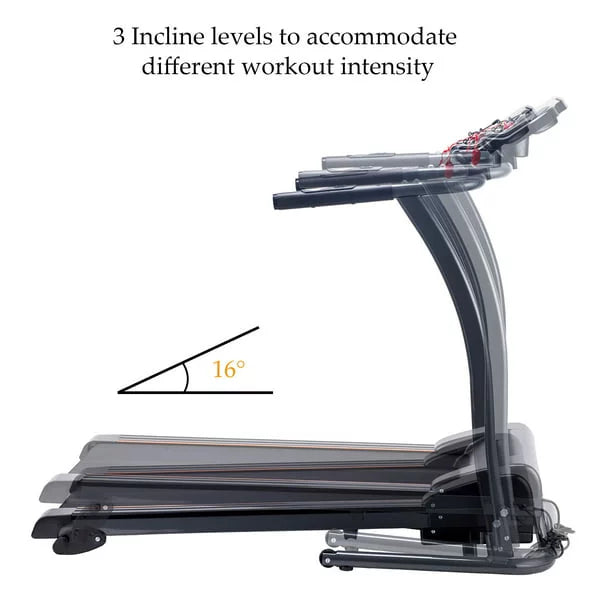 Foldable Incline Motorized Treadmill X276
