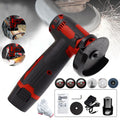12V Cordless Angle Grinder Kit 3 Inch 19500 rpm with 2 1300mAh Lithium-Ion Battery E441893