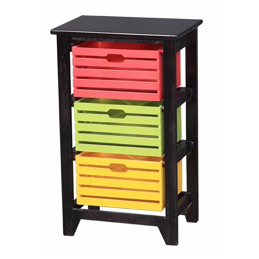 3-Tier Wooden Storage Cabinet R88047
