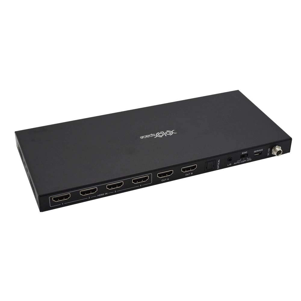 4X2 4K 60HZ HDMI Matrix Switcher with Audio Extractor A589409