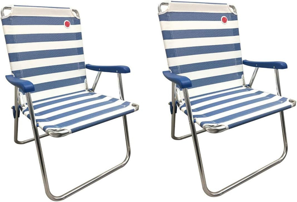 Folding Camp Chair 2 Pack Red White Y699451