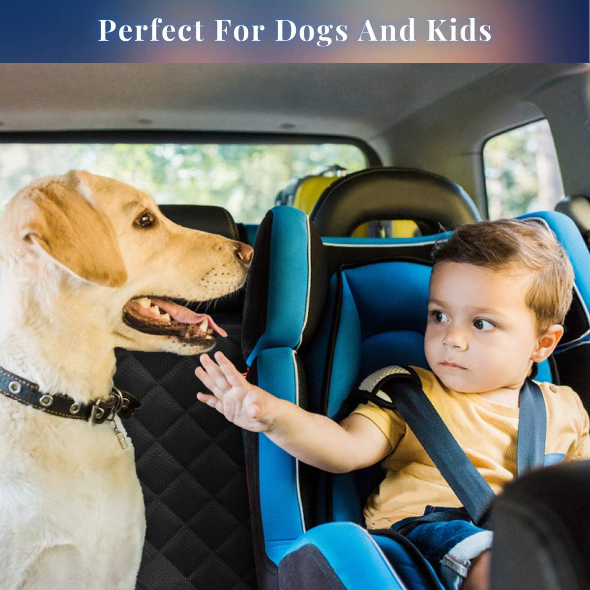 Waterproof Heavy-Duty Dog Car Seat Covers Pack of 2 Y446