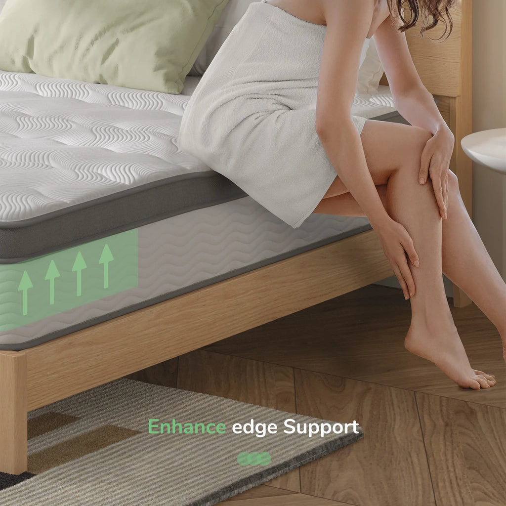 Queen Size Memory Foam Pocket Spring Hybrid Mattress X890