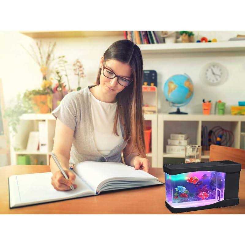 Artificial Fish LED Aquarium with Bubbles Z16169