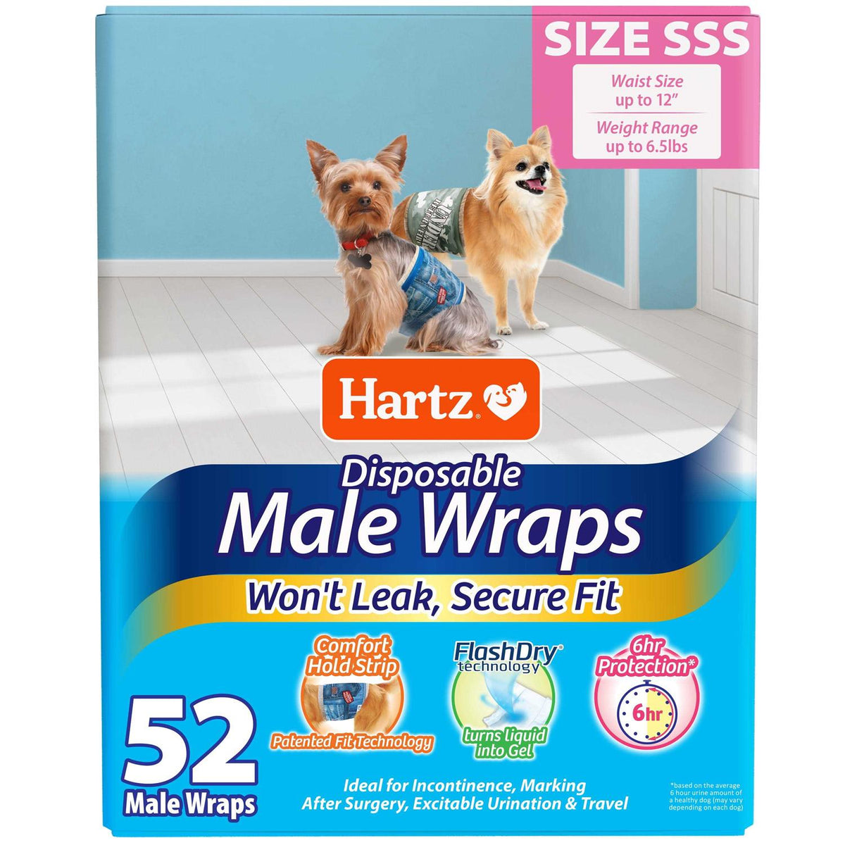 Disposable Male Dog Wraps O75745