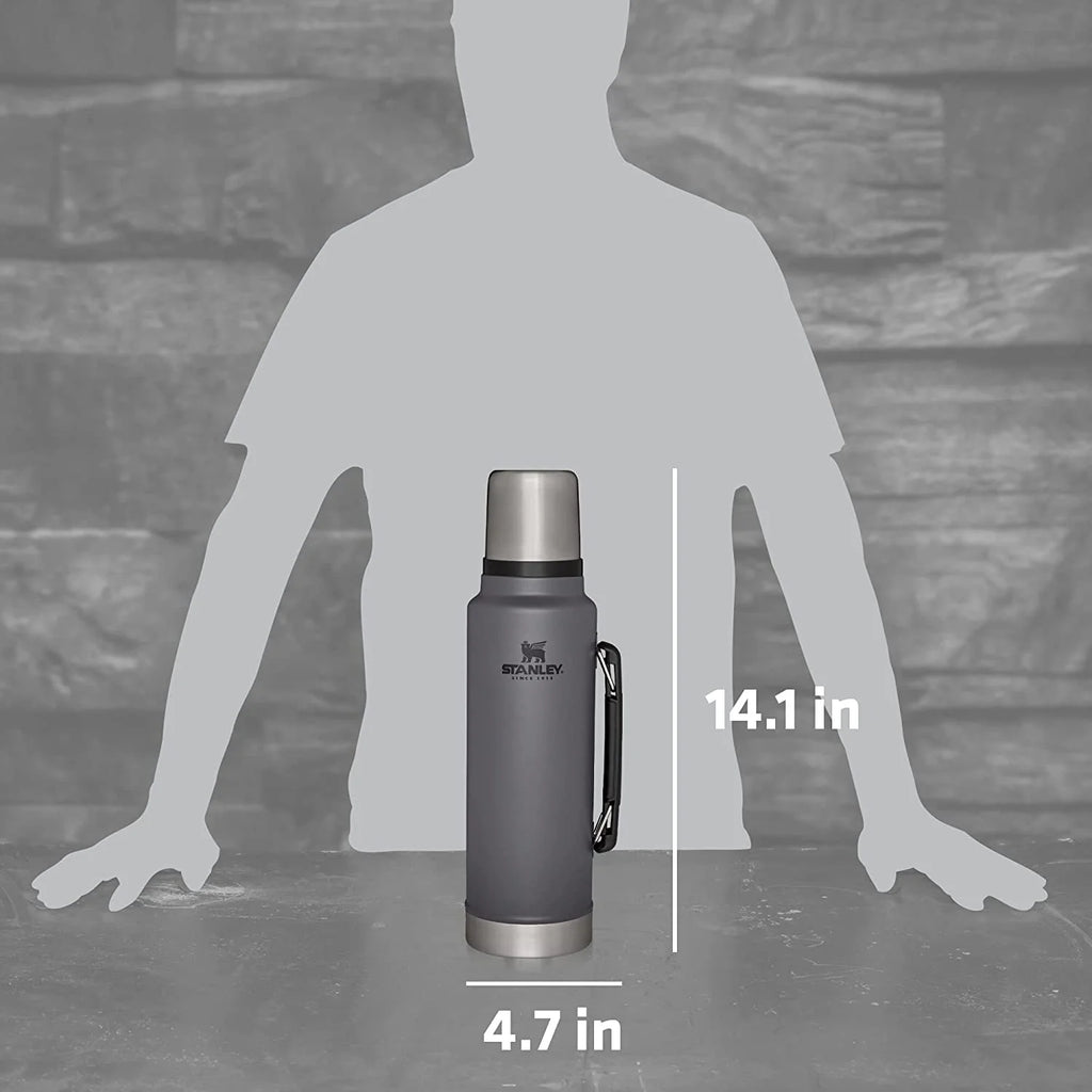 Charcoal 1.5 qt Insulated Bottle L191