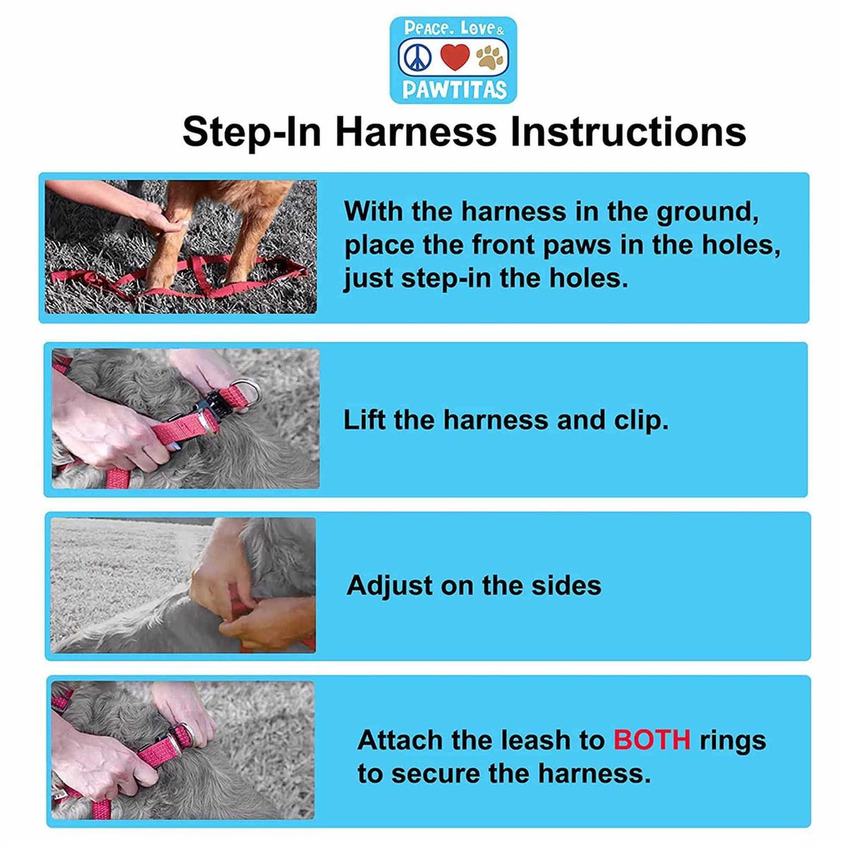 Reflective Step-in Dog Harness T5016