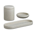 Soap Dish Accessory Jar Amenity Tray Set of 3 P78806