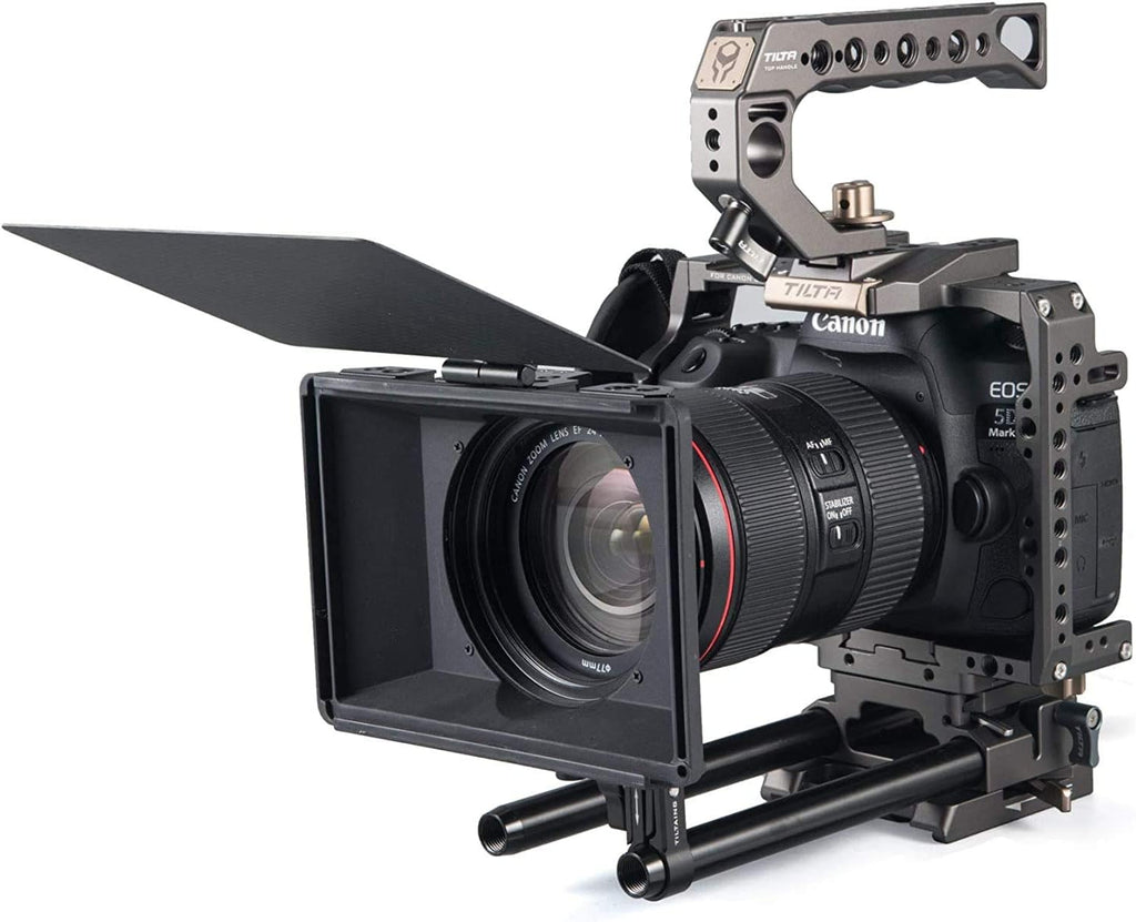 Mini Matte Box with Four Lens Adapter Rings A2115