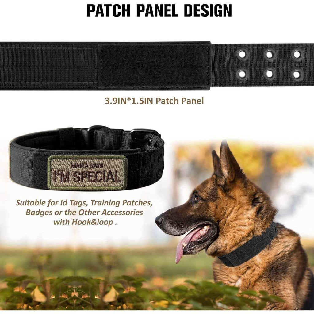 Nylon Adjustable Heavy Duty Tactical Dog Collar M293473