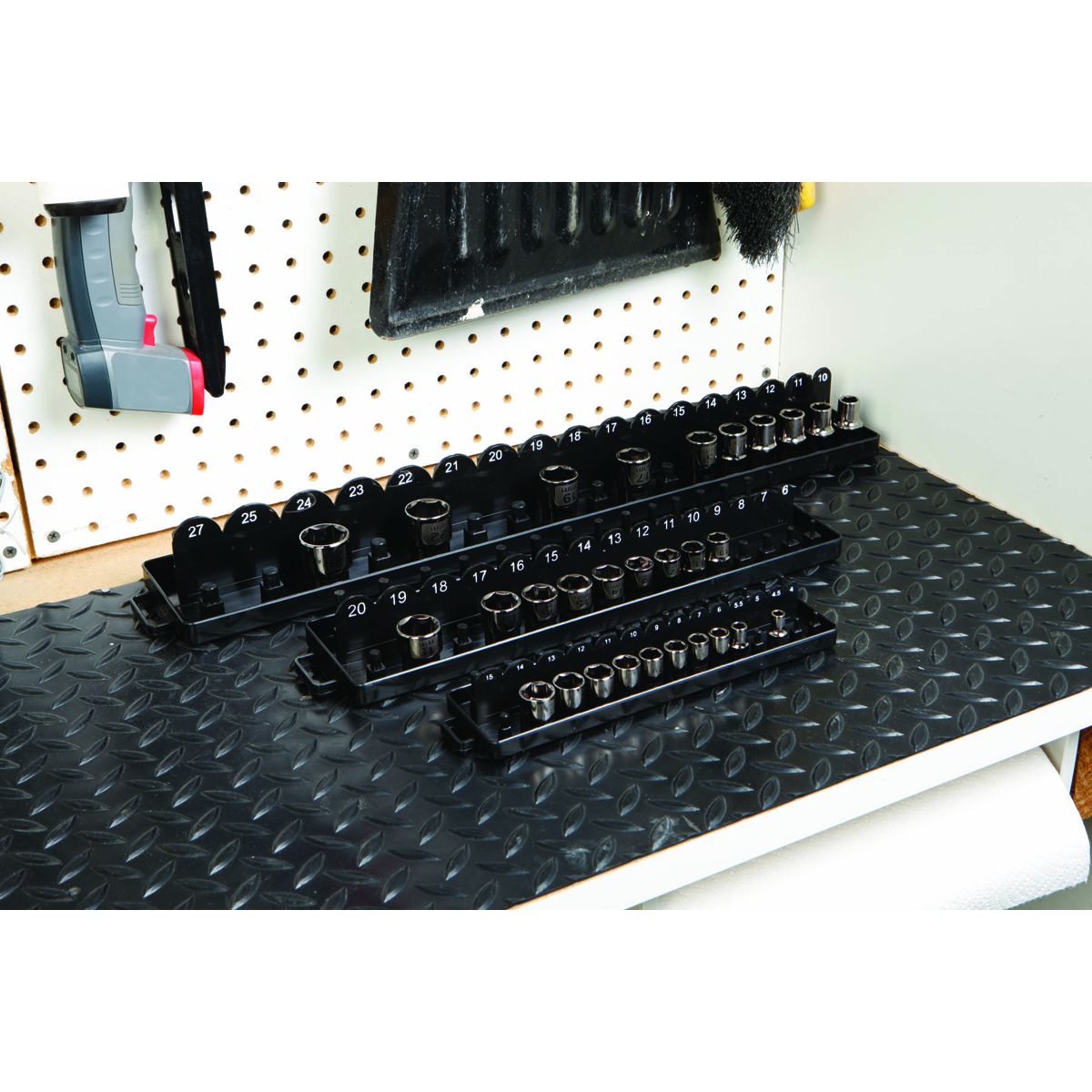 3 Piece Metric Socket Tray Organizer W280
