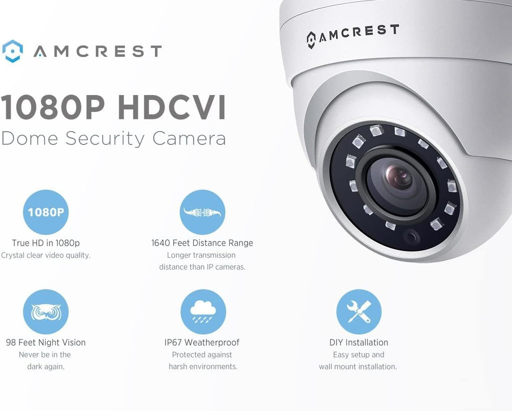 Black 1080P Bullet Outdoor Security Camera N915491
