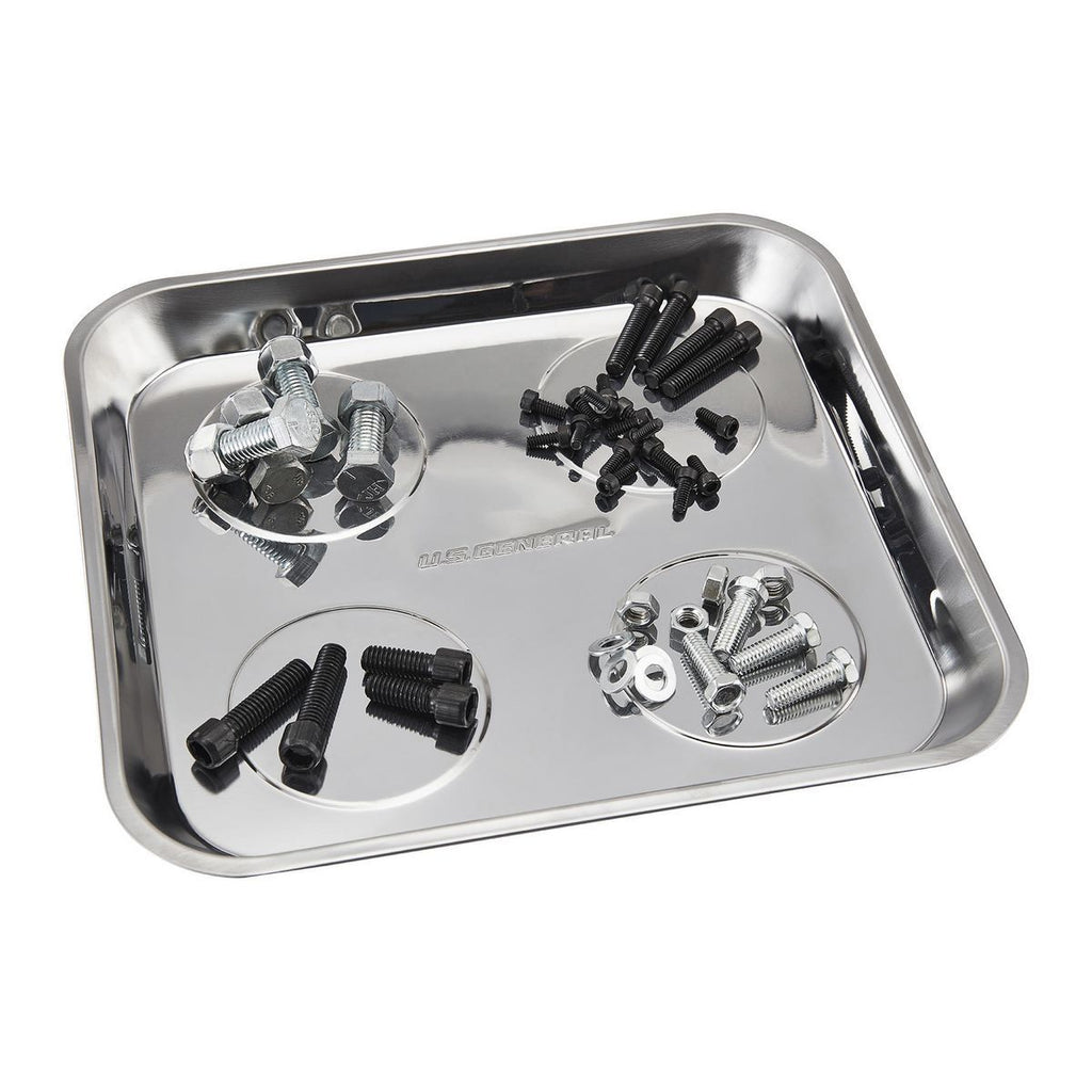 10-1/2 in. x 11-1/2 in. Magnetic Stainless Steel Parts Tray A688524