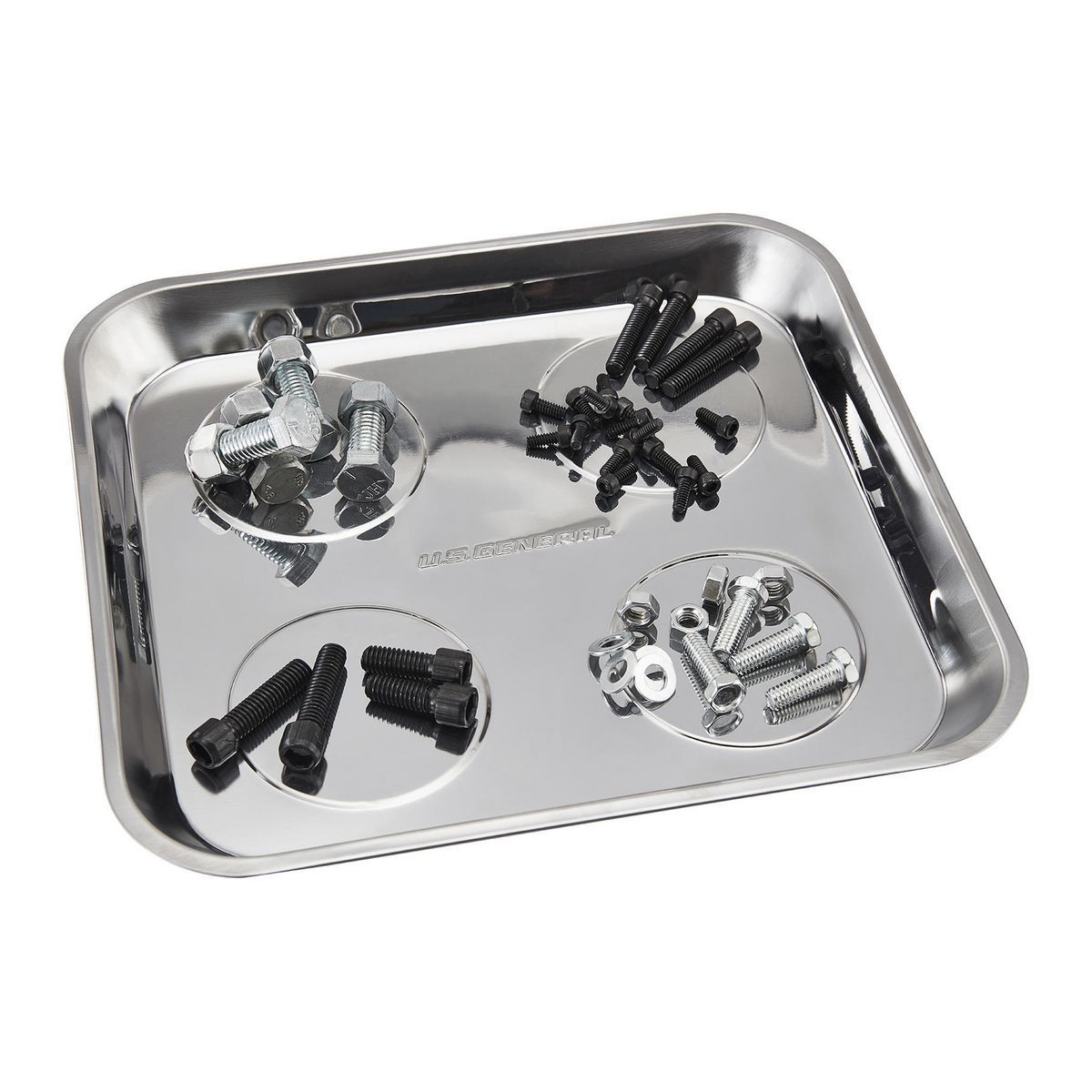 10-1/2 in. x 11-1/2 in. Magnetic Stainless Steel Parts Tray A688524