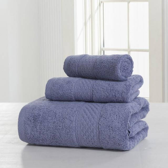 3-Piece 100% Cotton Bath Towel Set W654