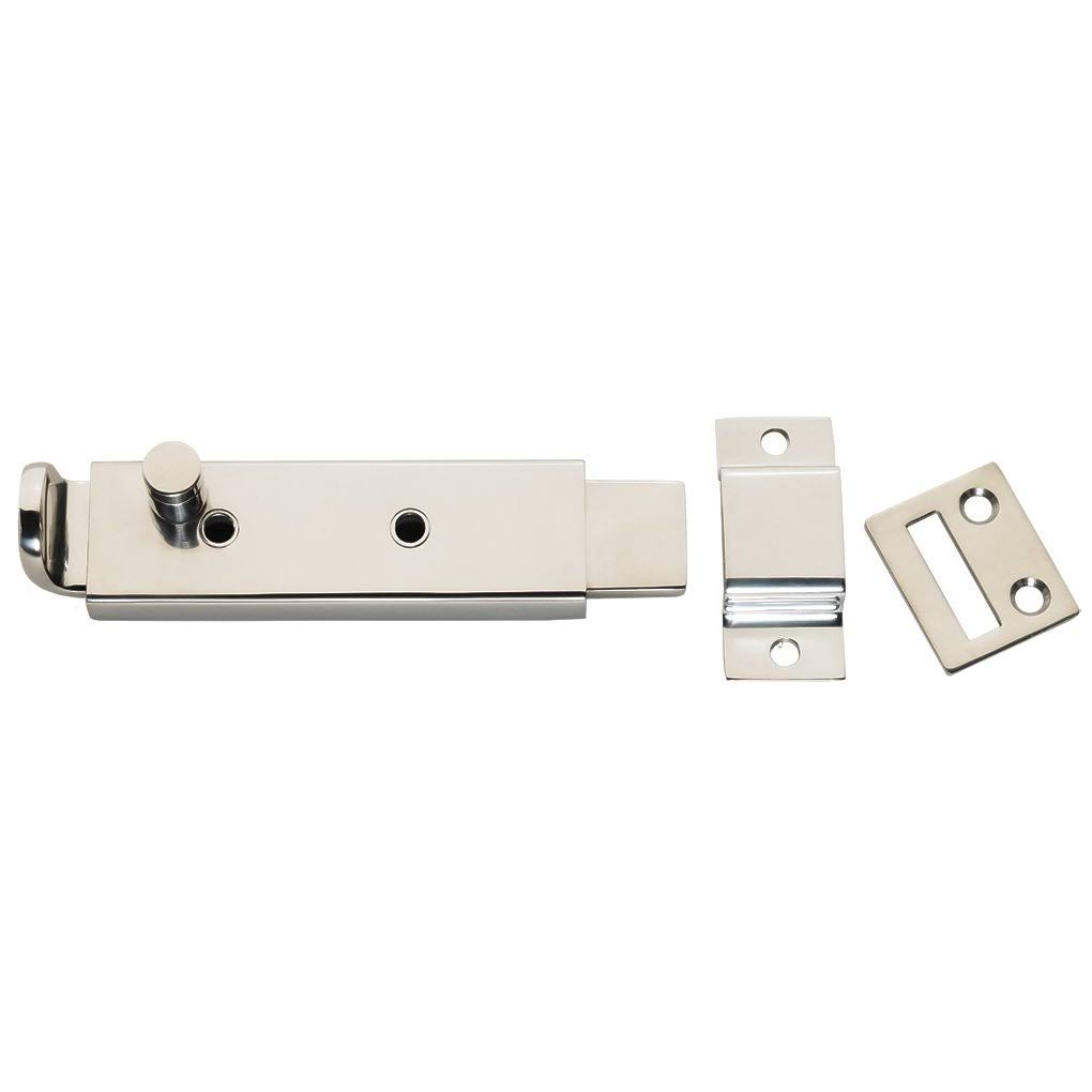 Spring Loaded Slide Bolt Latch 316 Stainless Steel S672