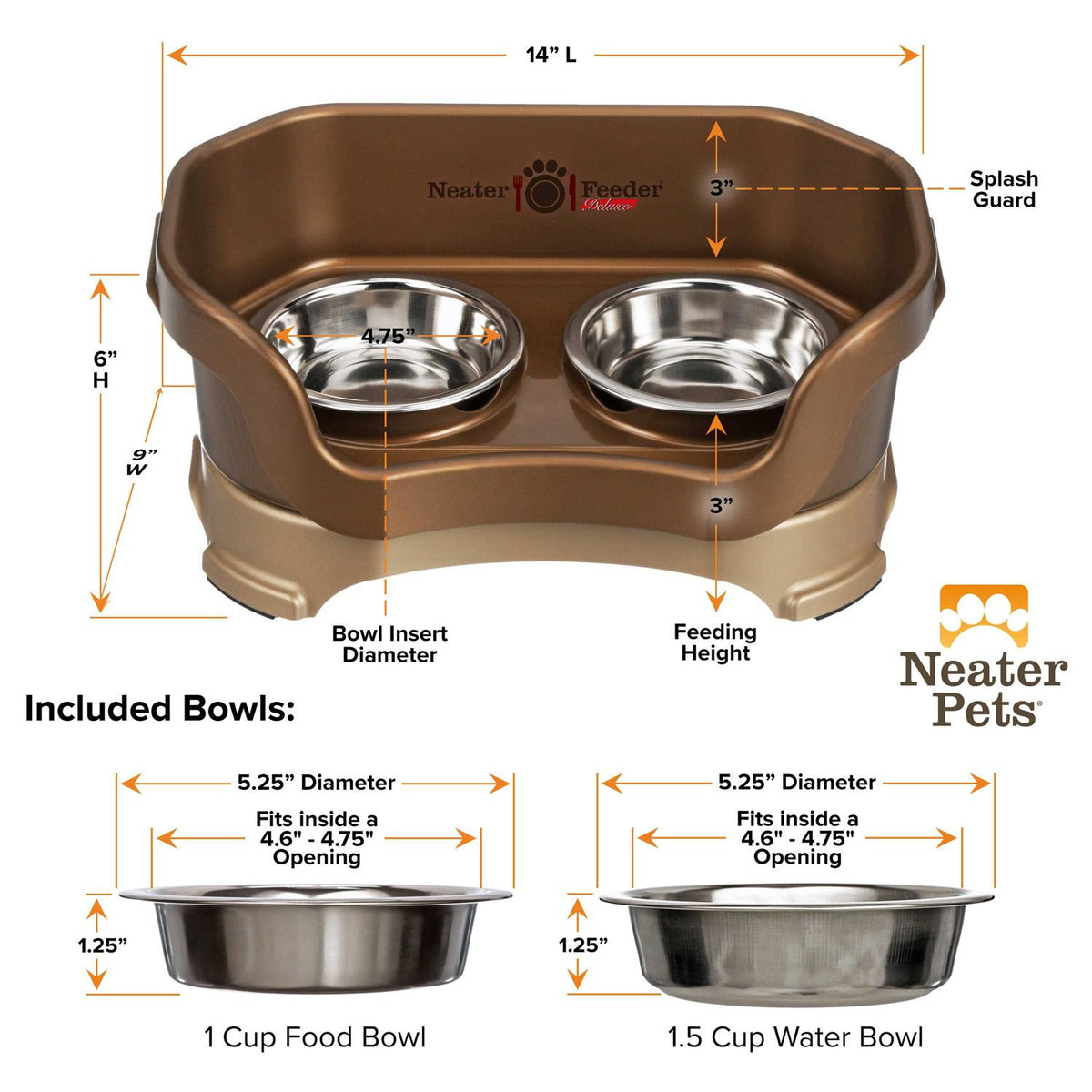 Elevated Cat Bowls L5149