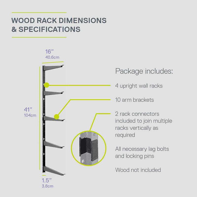 Heavy Duty 5 Tier Steel Wall Rack Q203987