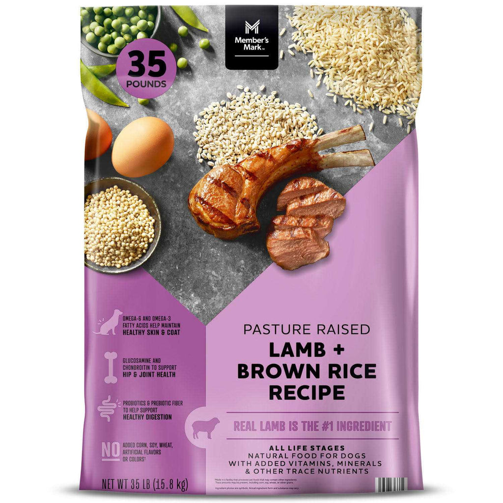 Pasture Raised Lamb Brown Rice Recipe Dry Dog Food Q209