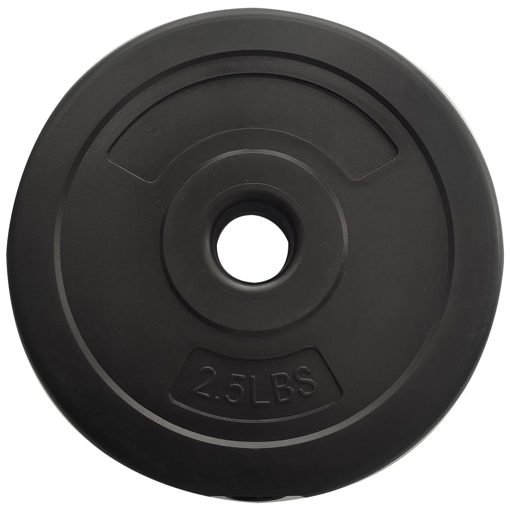 Black Adjustable Vinyl Dumbbell Set 40 Lbs L4541