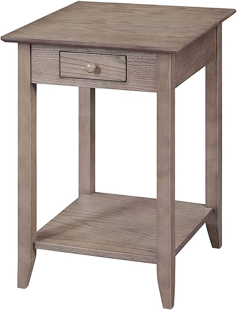 End Table with Drawer and Shelf Q66096