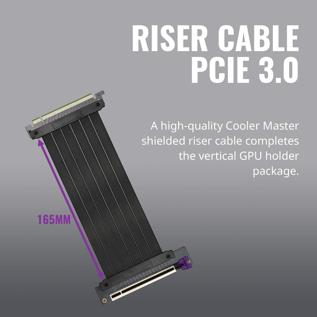 Vertical Graphics Card Holder Kit with Riser Cable I827185