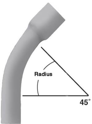 2-1/2 Sch40 45D Elbow L93035