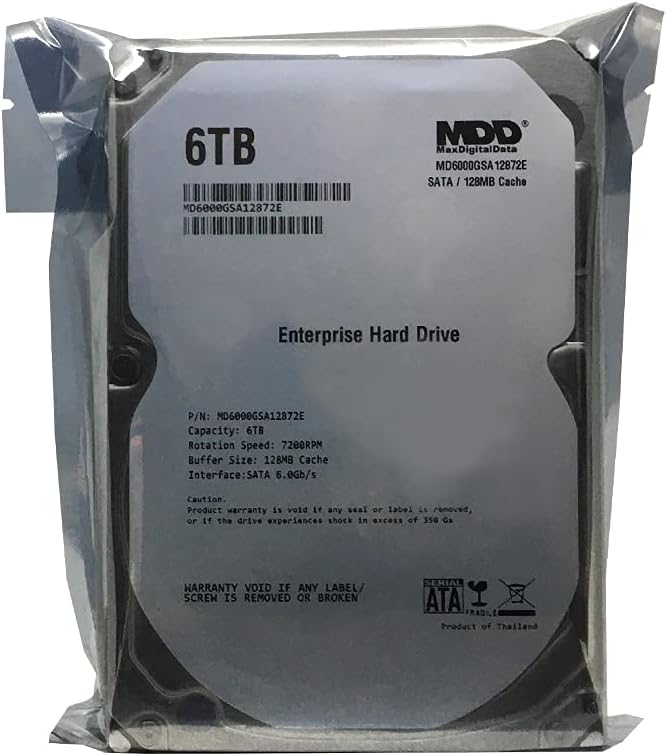 6TB 7200RPM 128MB Cache SATA 6.0Gb/s 3.5-inch Internal Hard Drive T57880