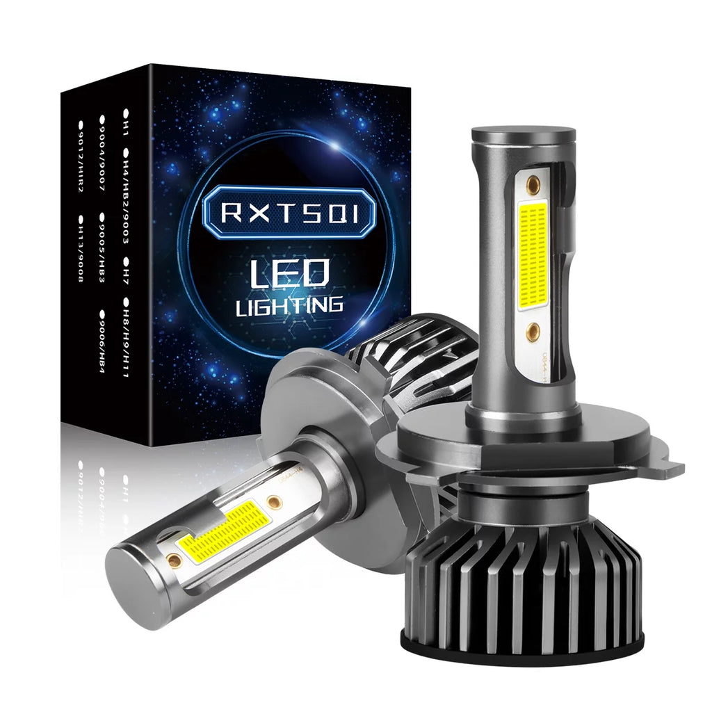 H4 LED Headlight Bulb Hi/Lo Beam 6500K Cool White Conversion Kit C8597