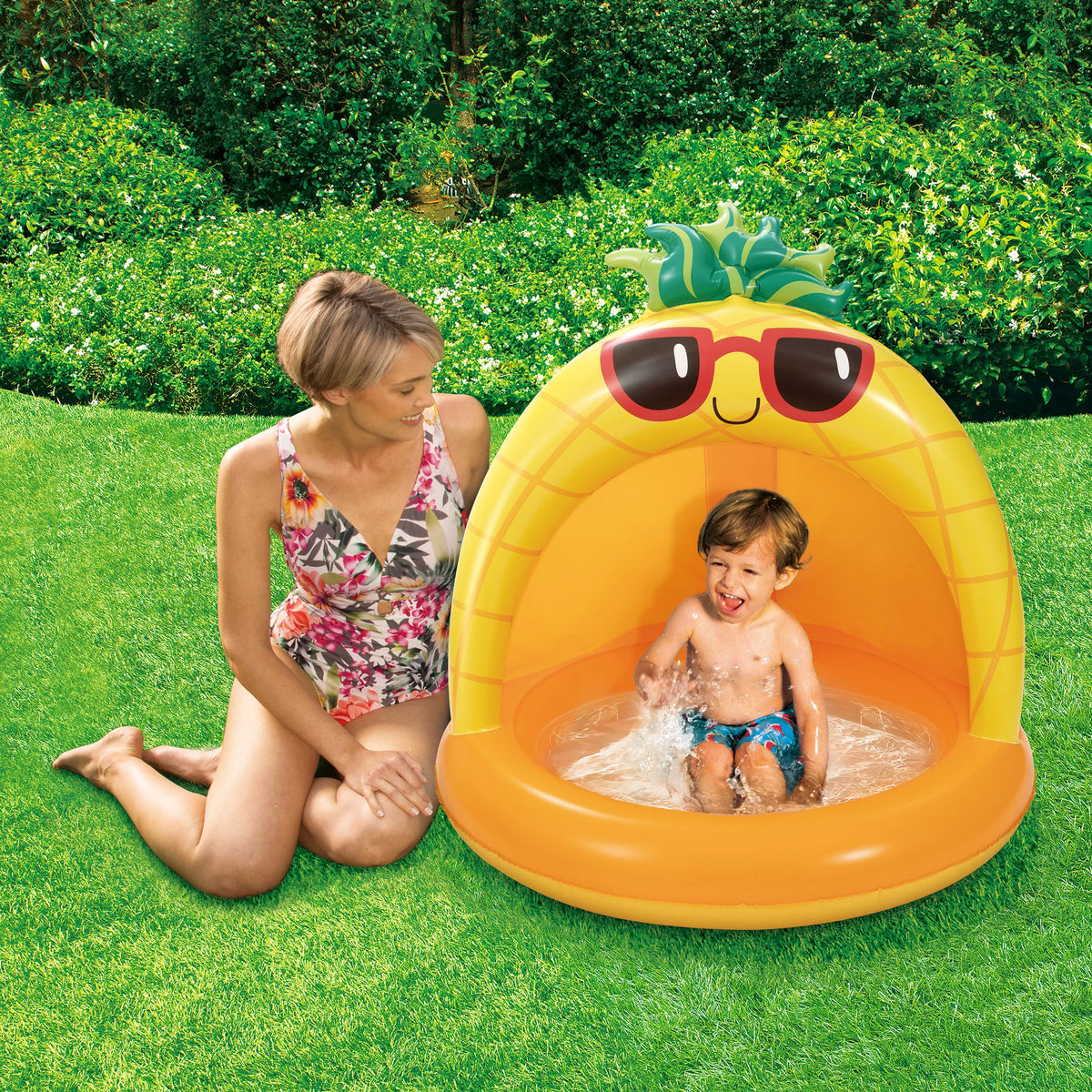 Inflatable Baby Splash Pool with Canopy G430