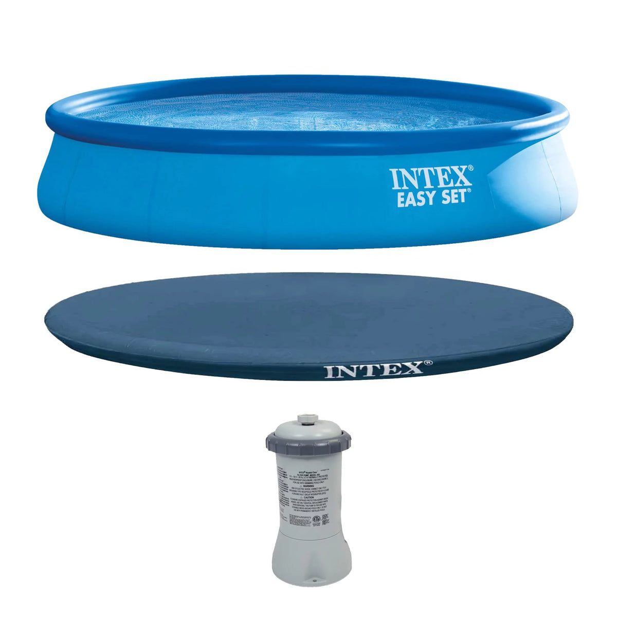 15' x 33 Above Ground Swimming Pool with Filter Pump N3614
