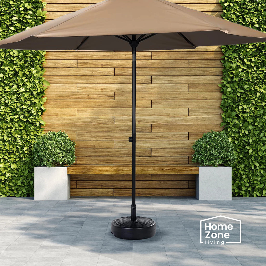 17L Circular Central Pole Umbrella Base with Steel Holder F3137