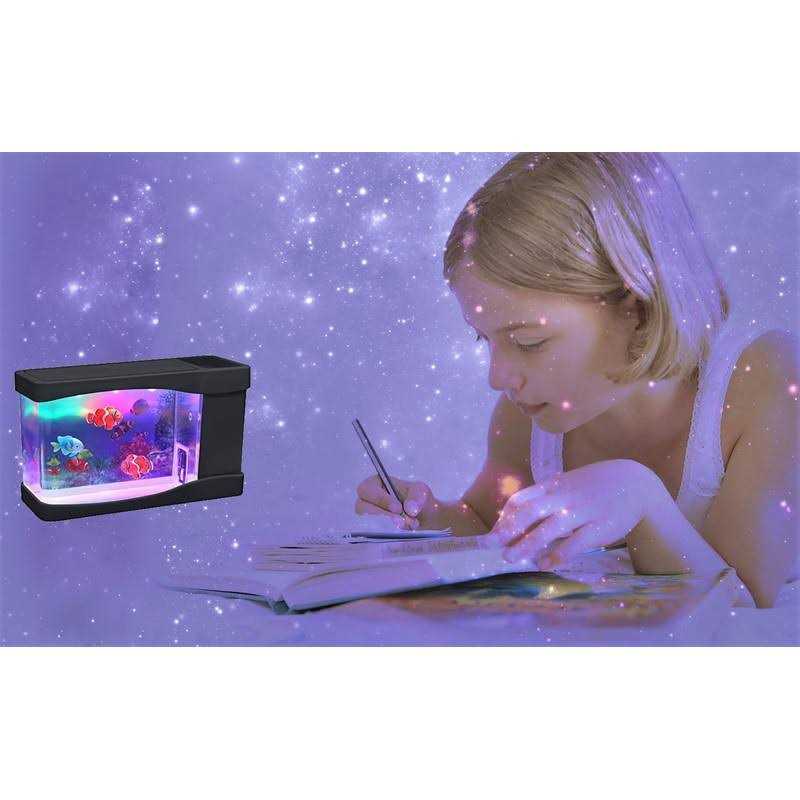Artificial Fish LED Aquarium with Bubbles Z16169