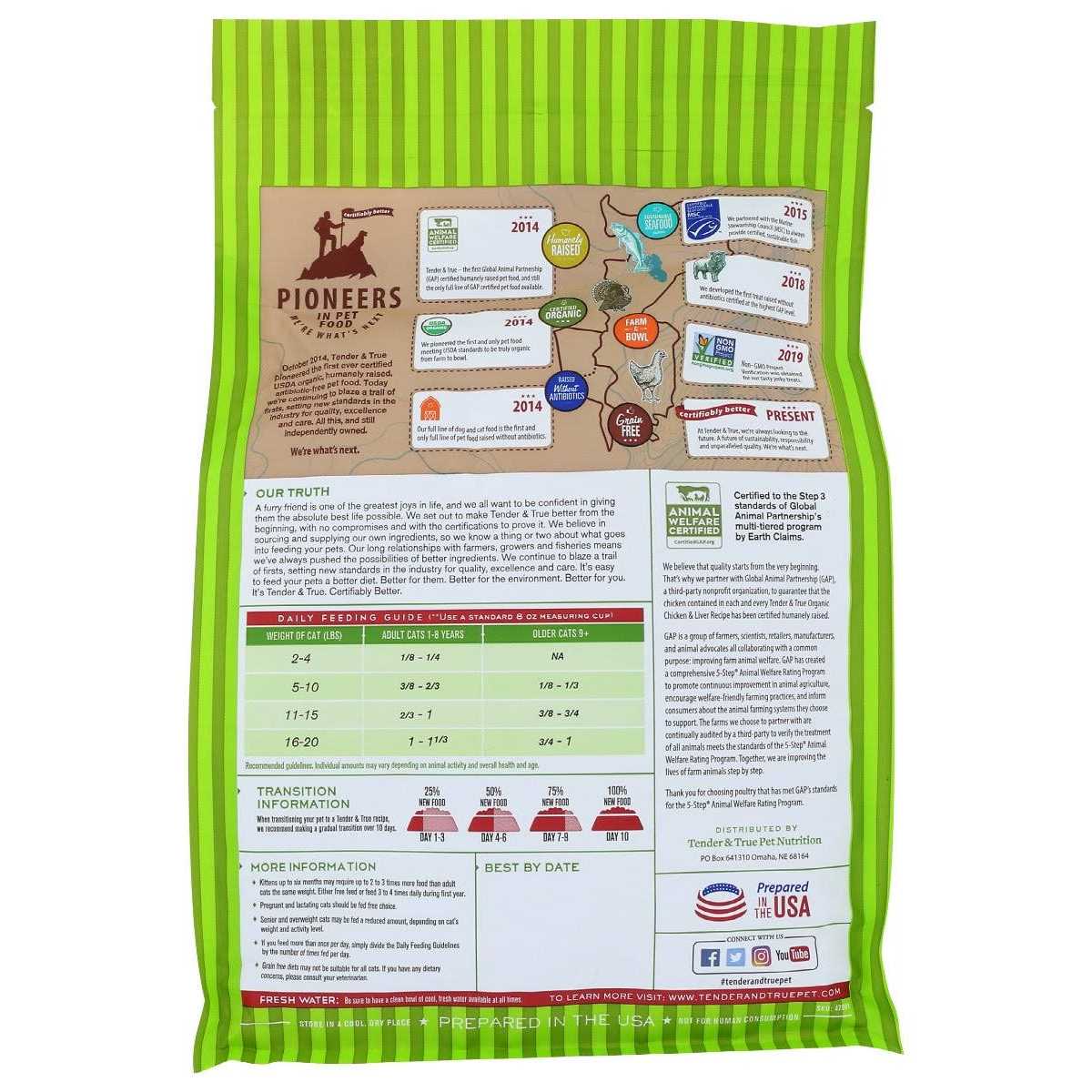 Organic Chicken & Liver Recipe Cat Food V975