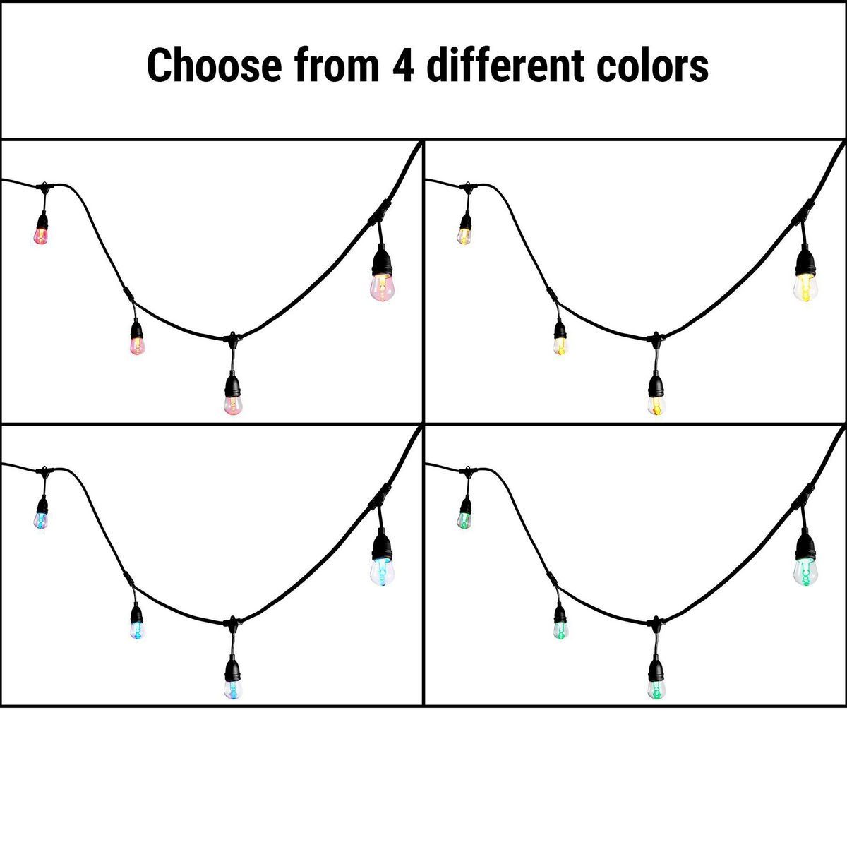 Shatterproof Color Changing LED String Lights R616