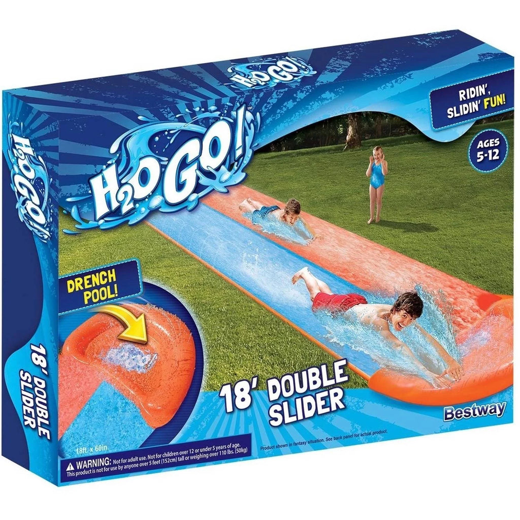 18' Double Lane Water Slide X420