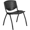 Plastic Stack Chair with Titanium Frame - Navy Z96251