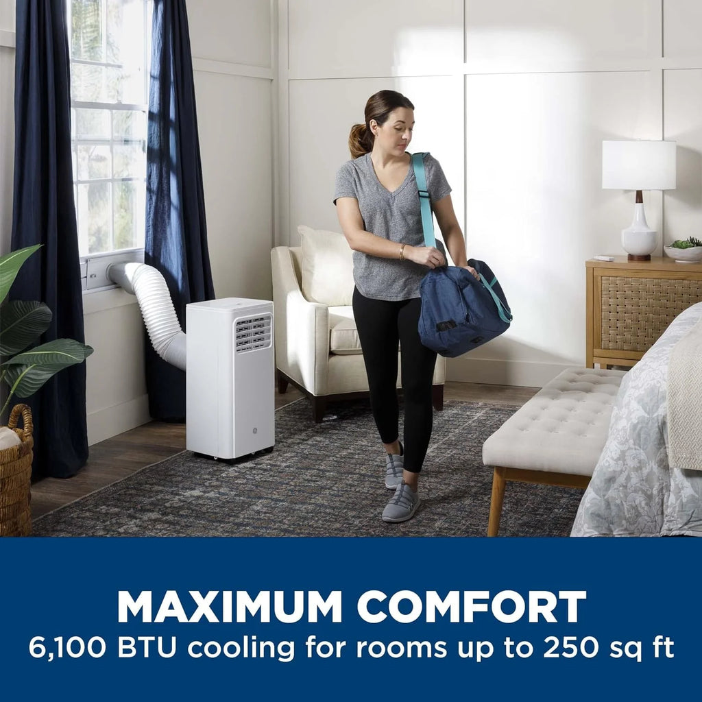 6,100 BTU White Portable Air Conditioner I2253