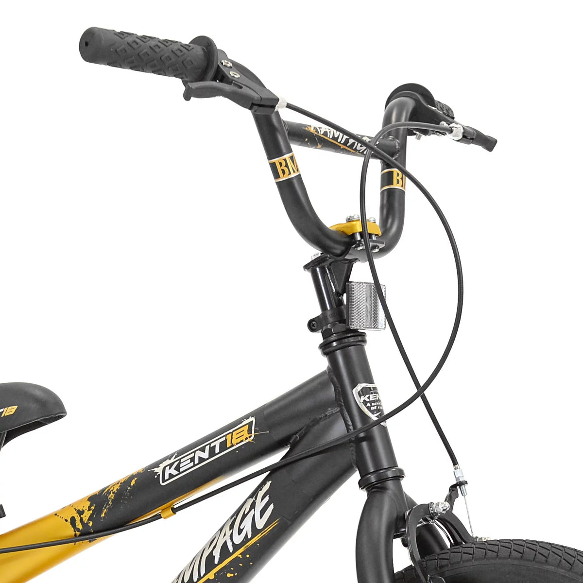 18 In. Gold and Black Bike Z278