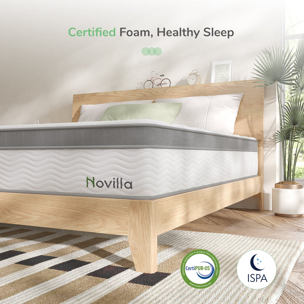 Queen Size Memory Foam Pocket Spring Hybrid Mattress X890