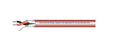 2 Conductor 22AWG Bonded Shield Cable 500ft Brown Y3574
