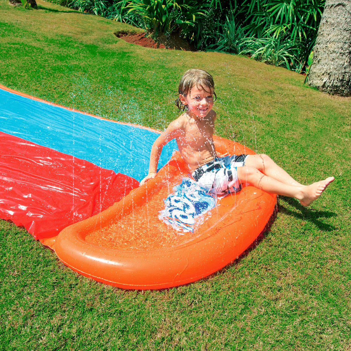 18' Double Lane Water Slide X420