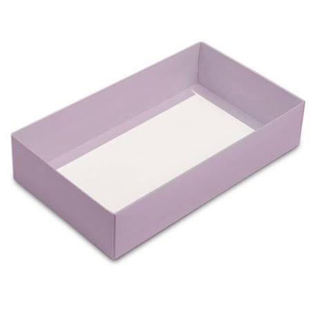 White 9 x 5-1/4 inch Macaron Box Base E68697