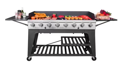 8-Burner Propane Gas BBQ Grill U373918